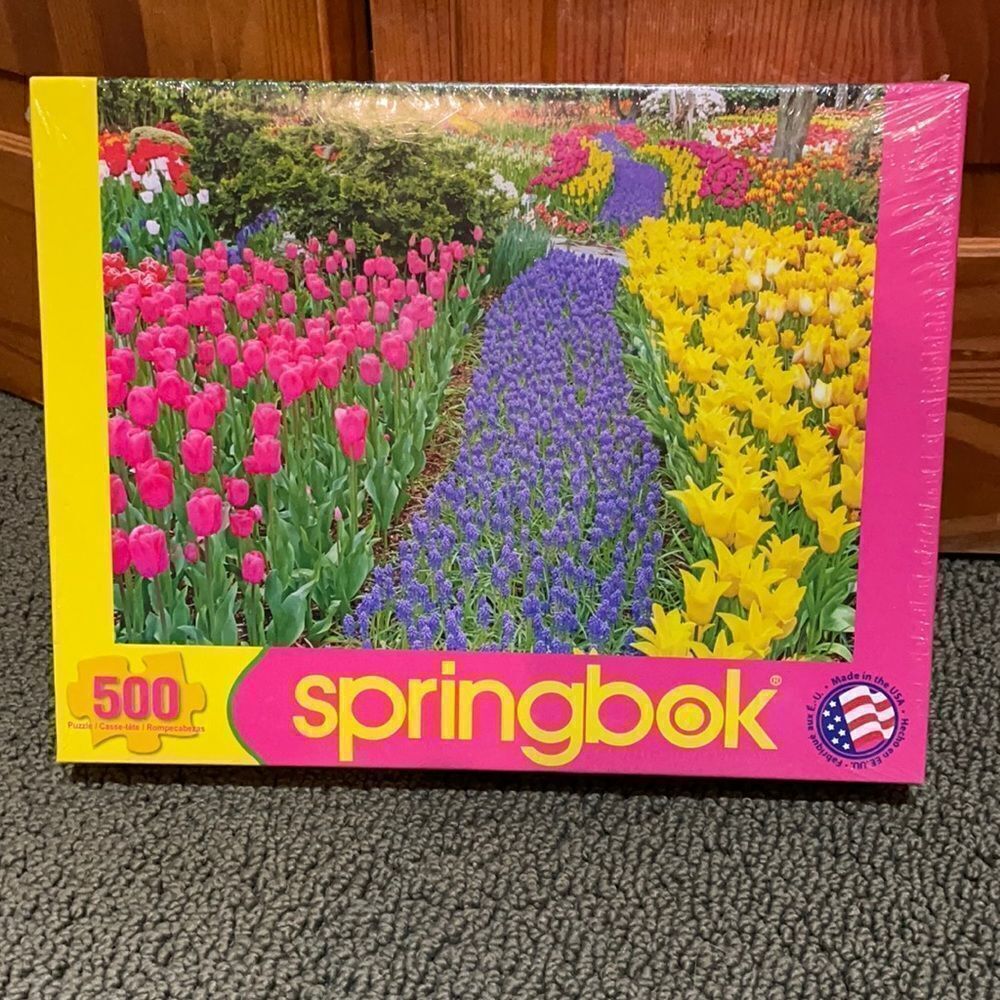 Springbok 500 pc Puzzle NIB Trail of Blooms